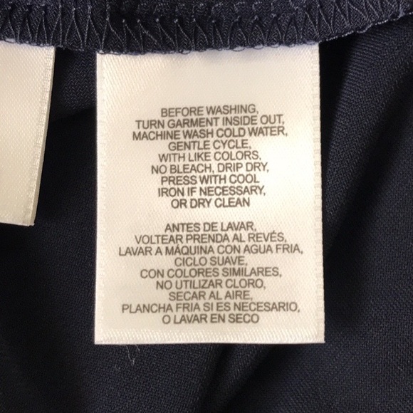 NWT Anne Klein Collared Swing Dress Navy - Picture 16 of 16